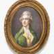 Porträtminiatur, Österreich 19.Jh. - photo 1