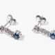 Saphir-Diamant-Ohrstecker - Foto 1