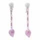 Pinksaphir-Brillant-Ohrhänger - photo 1