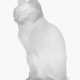 René Lalique, 2 Tierfiguren "Sitzende Katzen" - Foto 1