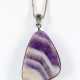Amethystanhänger an Kette. - Foto 1