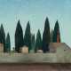 Vlastimil Beneš. „Friedhof mit Cypressen“ (Cemetery with cypress trees) - photo 1