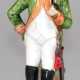 Figur "Soldat d' Infanterie", polychrom bemalt, Nr. 3171, Marke "gekreuzte Linien mit Punkt in Grün", H. 20,5 cm - Foto 1