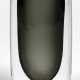 Vase, Orrefors, Entwurf Nils Landberg sign., Klarglas mit graugrünem Innenfang, ovaler Querschnitt, H. 14,5 cm - photo 1