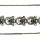 Collier und Armband, 835er Silber, Collier-L. 43 cm, Gliederarmband mit Steckschloß, L. 18 cm, Ges.-Gew. 28,3 g - photo 1