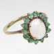 Opal Ring mit Smaragd - Foto 1