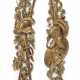 A PAIR OF ITALIAN GILTWOOD WALL-TROPHIES - фото 1