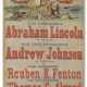 A LARGE, THREE-SHEET CAMPAIGN BROADSIDE FOR ABRAHAM LINCOLN AND ANDREW JOHNSON - photo 1
