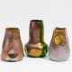 3 kleine Vasen mit irisierendem - фото 1