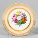 Feiner Biedermeier-Zierteller mit Blumendekor - Foto 1 Feiner Biedermeier-Zierteller mit Blumendekor - Foto 1