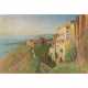 GELENG, GIOVANNI (italienischer Maler 19./20. Jahrhundert), "Capri, die Küste mit Blick auf den Vesuv", - фото 1