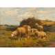 LEEMPUTTEN, CORNELIS van (1841-1902), "Schafe auf der Weide", - Foto 1