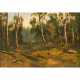 HACKENSÖLLNER, CAMILLO (1860-?), "Lagerfeuer auf einer Waldlichtung", - photo 1