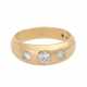 Ring mit 3 Brillanten, zusammen ca. 0,5 ct, - photo 1