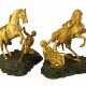 A Bronze Composition of a Pair of Horse Tamers from Anichkov Bridge Group - Foto 1