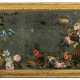 Barockspiegel mit Stillebenmalerei. Italien, 17. Jahrhundert und später - Foto 1