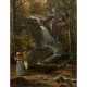 LOMBARD, LOUIS AUGUSTE (Maler 19. Jahrhundert, Frankreich), "Paar am Wasserfall", - фото 1