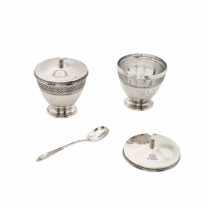 Cupid Handle Salt Spoon 925 Sterling Silver Collectible Flatware Round NEW