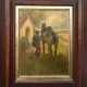 EDE LENGGEL-RHEINFUSS, Mann mit Pferd, Öl auf Platte, 20. Jahrhundert - Foto 1