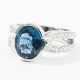 Saphir-Brillant-Ring - Foto 1