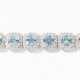 Aquamarin-Brillant-Bracelet - photo 1