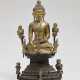 Buddha Shakyamuni umgeben von acht Begleitfiguren - фото 1