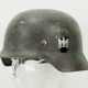 Wehrmacht: Stahlhelm M35 - Doppelemblem. - photo 1