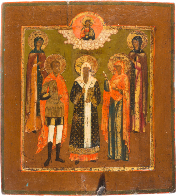 Пять св. Икона пять святых. Старинная икона пять святых. Икона с пятью святыми. Икона избранные святые.