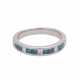 Ring mit Paraiba- und Diamantkarrees - Foto 1