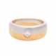 Ring mit 1 Brillant, ca. 0,25 ct, WEISS (H)/VVS-VS, - фото 1