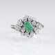 Vintage Smaragd-Brillant-Ring - фото 1