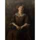 RIEPER, AUGUST (1865-1940), "Portrait der Lore Rieper, die Frau des Künstlers", - photo 1