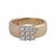 Ring mit 9 Brillanten zusammen ca. 0,9 ct, - фото 1