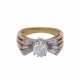 Ring mit zentralem Brillant ca. 1,08 ct, - photo 1