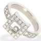 Ring: luxuriöser und sehr hochwertiger Chopard Brillantring "Happy Diamonds", Markenschmuck aus 18K Weißgold - photo 1