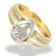 Ring: vintage Goldschmiedering mit einem Tropfen-Diamant von ca. 1,1ct, Stein sehr guter Qualität - photo 1
