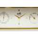 Tischuhr: rare, komplizierte vintage Tischuhr mit Alarm, Datum und Wetterstation, HERMÈS PARIS, 60er Jahre - фото 1