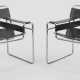 Paar Wassily-Sessel nach einem Entwurf von Marcel Breuer - Foto 1
