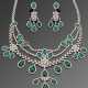 Glamouröses Juwelen-Parure mit Smaragd- und Diamantbesatz - photo 1