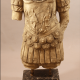 Large marble torso of a soldier or an officer with armour - photo 1