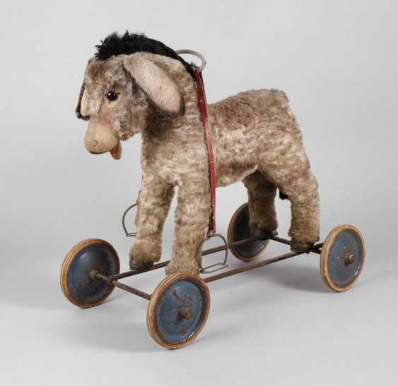 steiff donkey on wheels price
