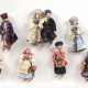 Rare ensemble de 8 poupées, représentant… - Foto 1