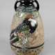 Amphora Vase mit Vogeldekor - Foto 1