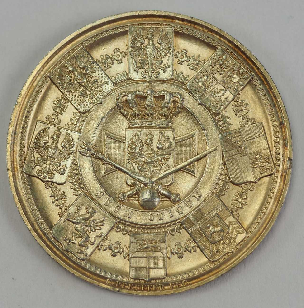 Preussen Medaille auf die Krönung von König Wilhelm und Königin Augusta. — online kaufen
