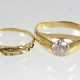 2 Damen Ringe - Gelbgold 333 - photo 1