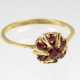 Granat Ring - Gelbgold 333 - фото 1