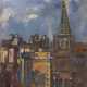 ANISFELD, BORIS (1878–1973). City View with a Church - Foto 1