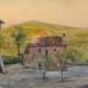 BENOIS, ALEXANDER (1870–1960). Landscape with a Pink House in Genzano, Italy - Foto 1