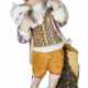 A Porcelain Figurine of a Boy in an 18th Century Dress with a Lamb - Foto 1