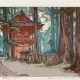 Yoshida, Hiroshi (1876 - 1950). HolzschnitTiefe: Takinoo Shrine - Foto 1